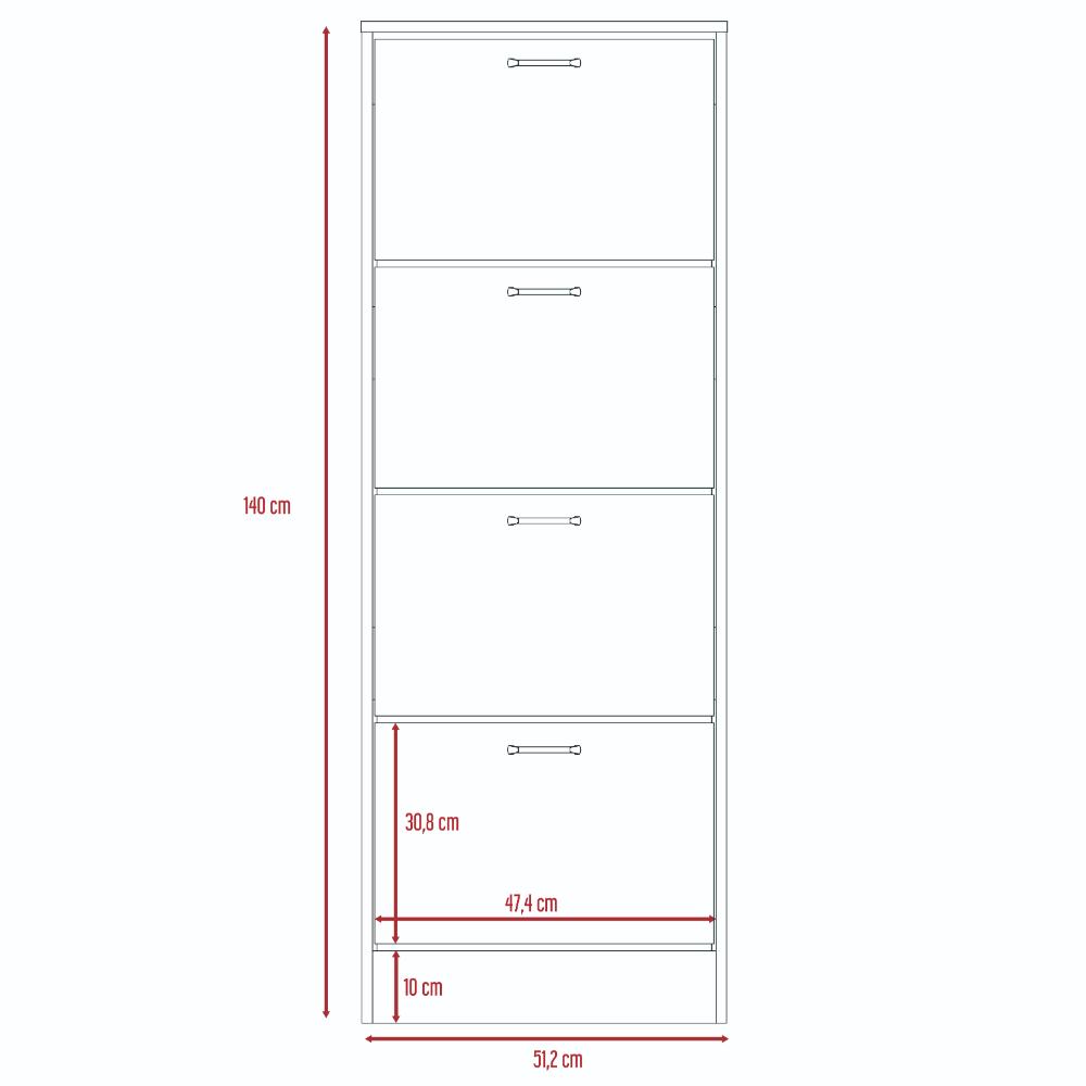 Organizador de Zapatos Z 51 12P Duna + Blanco