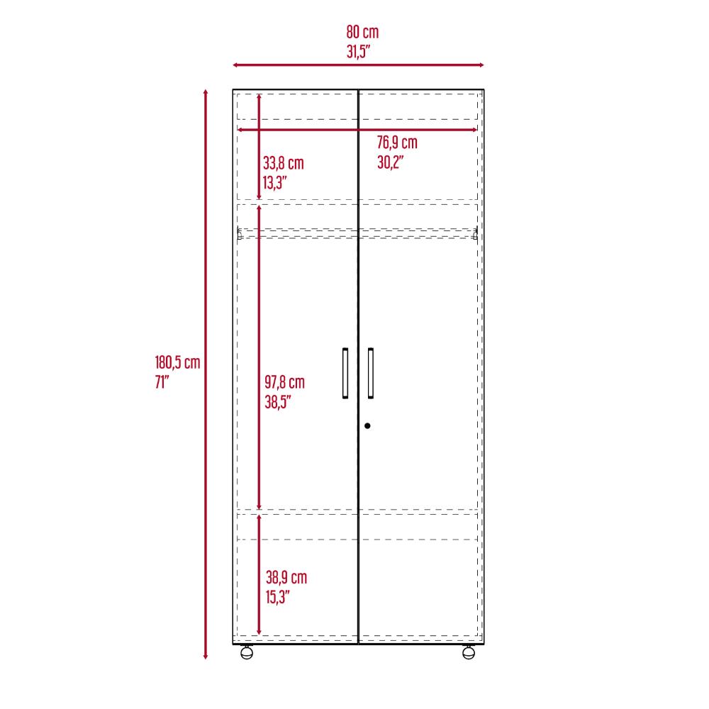 Closet Otun Chocolate y Blanco