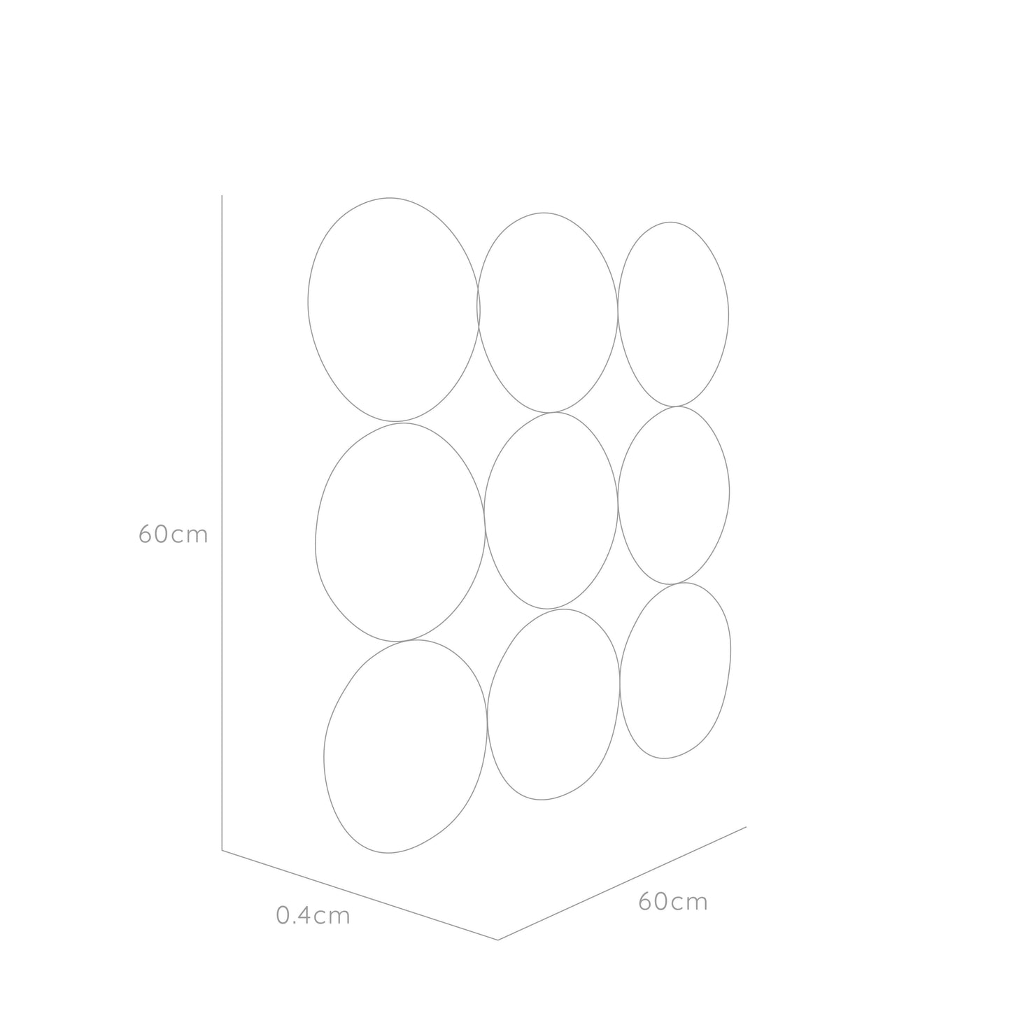 Espejo Artemis diseño de 6 espejos circulares
