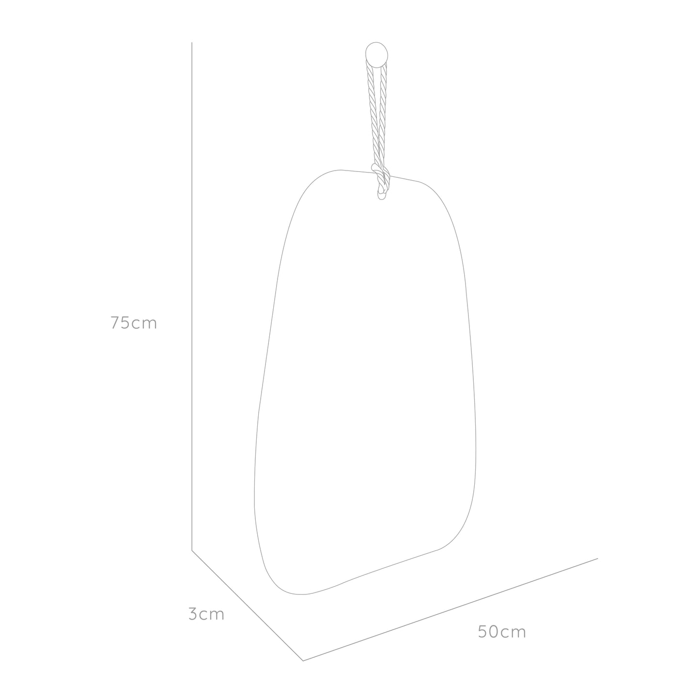 Espejo Rectangular Carin