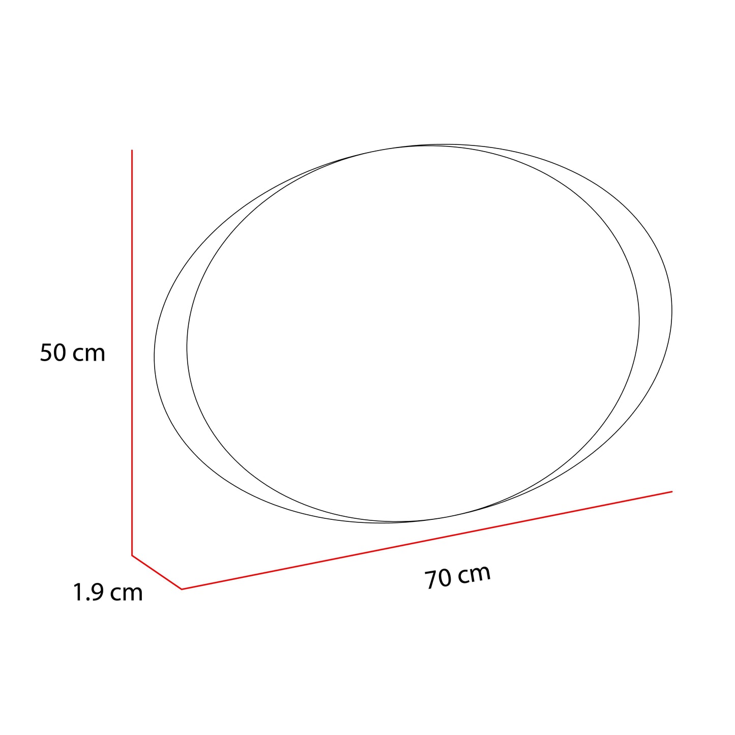 Espejo Ovalado Moranti