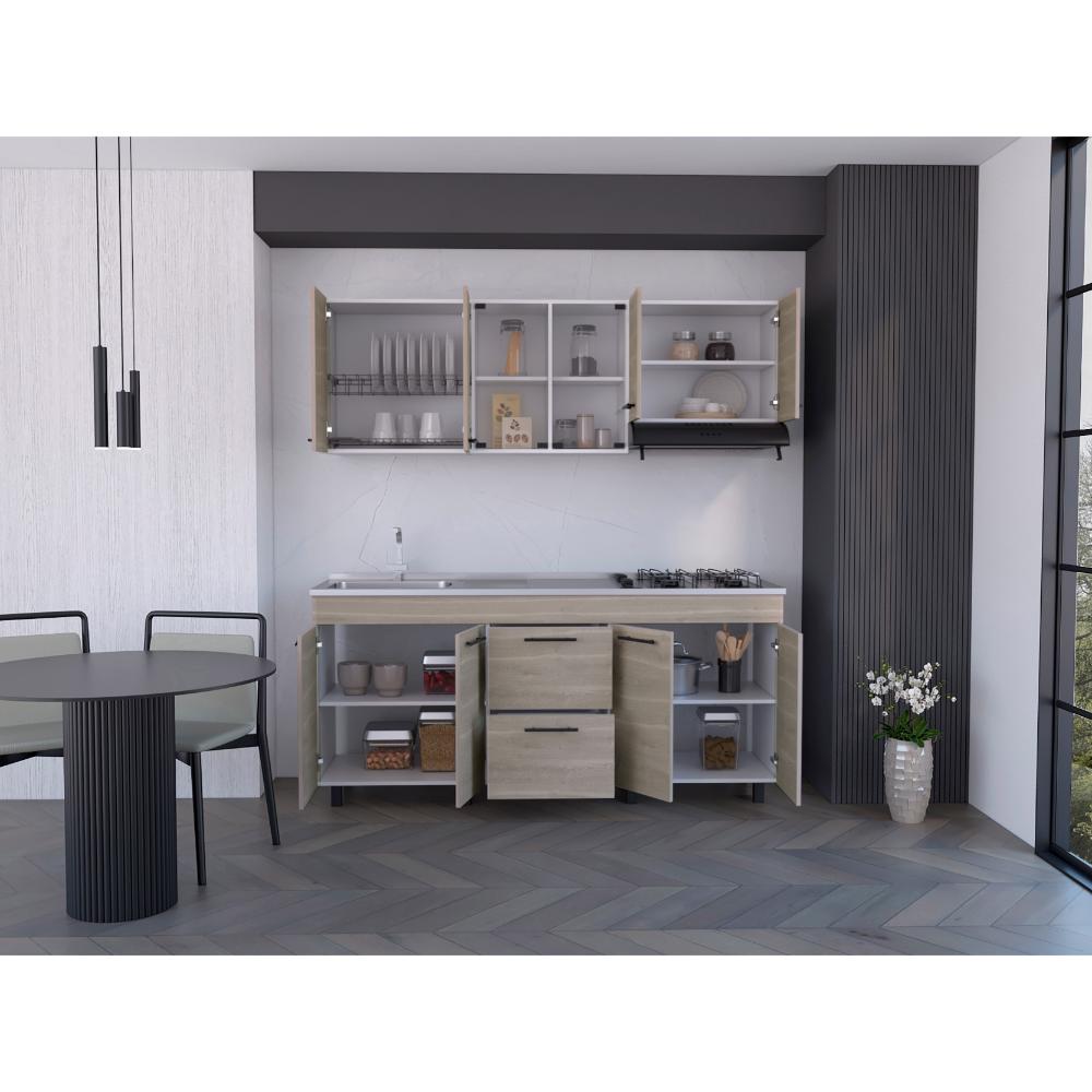 Cocina 180 Ankara con Mezon Izquierdo Bardolino Blanco