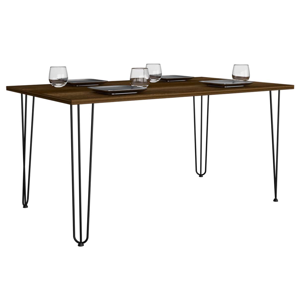 Mesa de Comedor Morelli Caramelo 6 Puestos