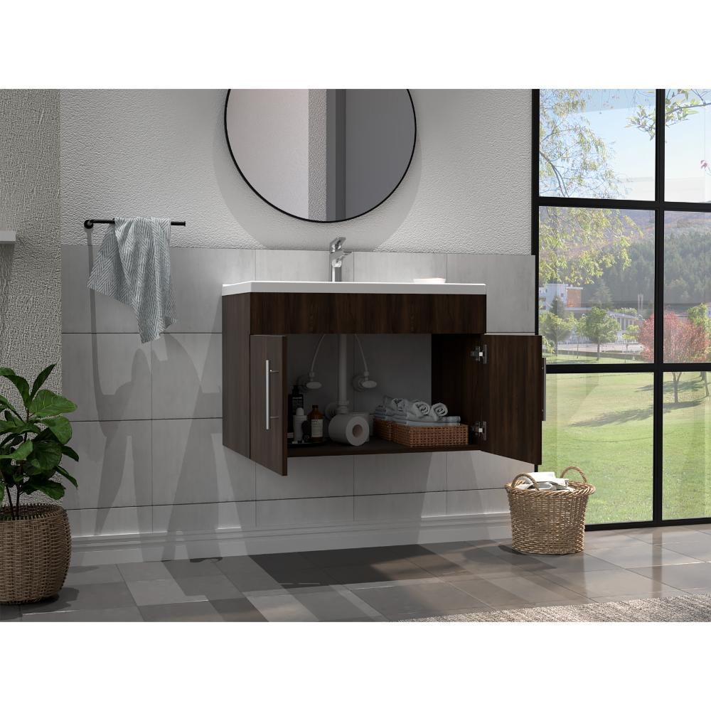 Mueble para Lavamanos Nick Nogal Incluye Lavamanos