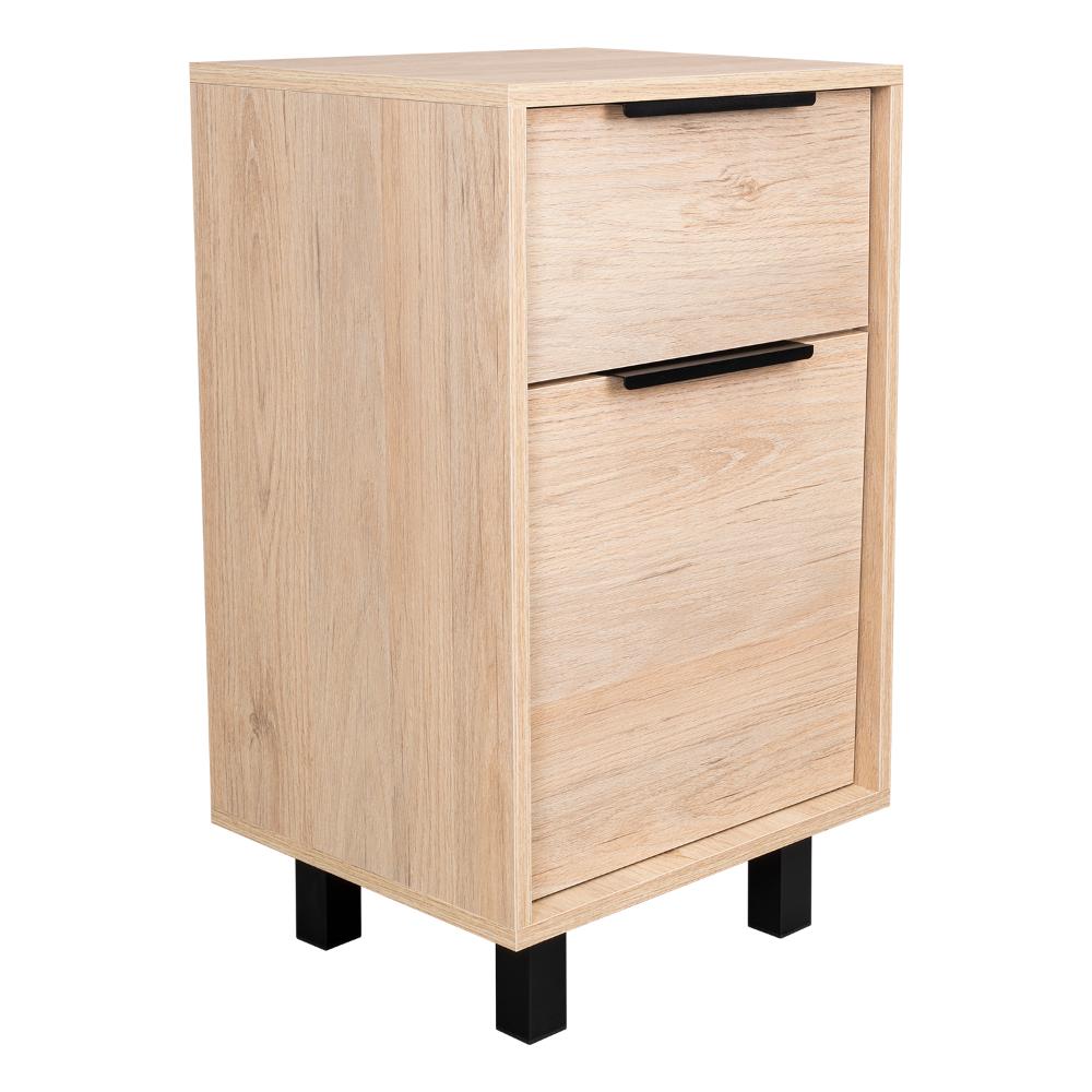Velador Treviso Z 41 Rovere + Blanco