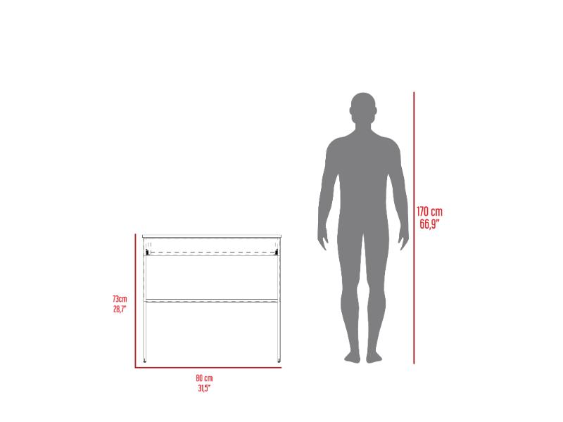 Escritorio Ohio Cajon Blanco Arupo