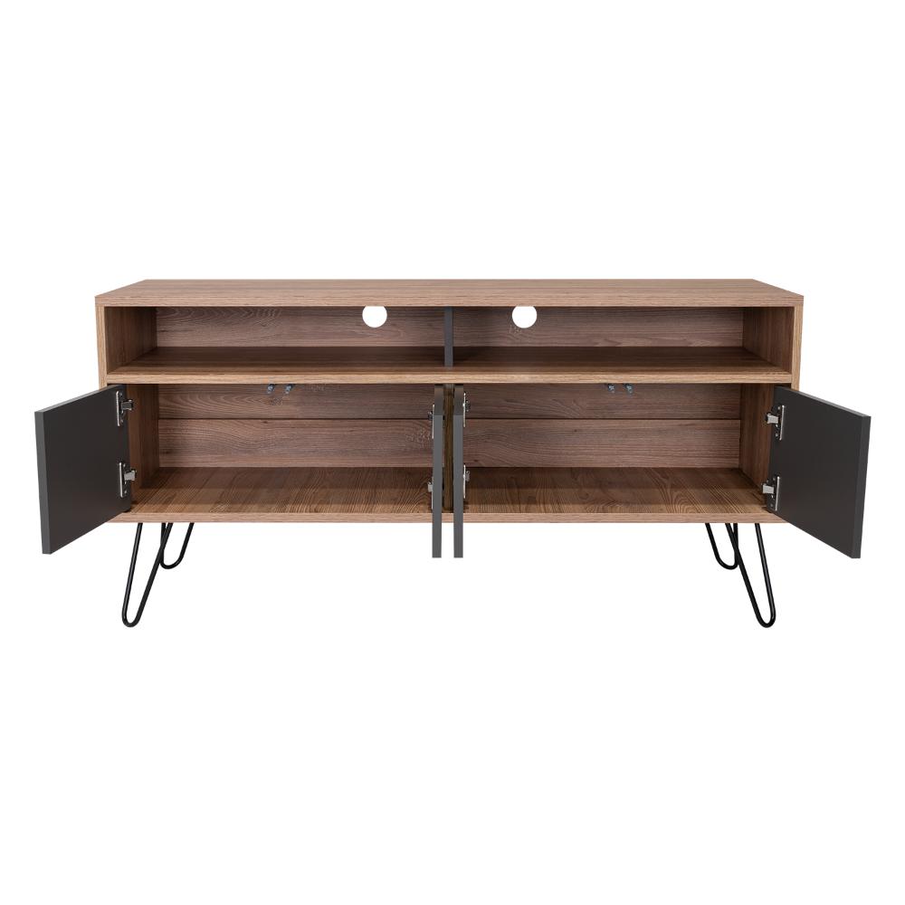 Mesa Para Tv Morelli Miel y Plomo para Televisor de 55"