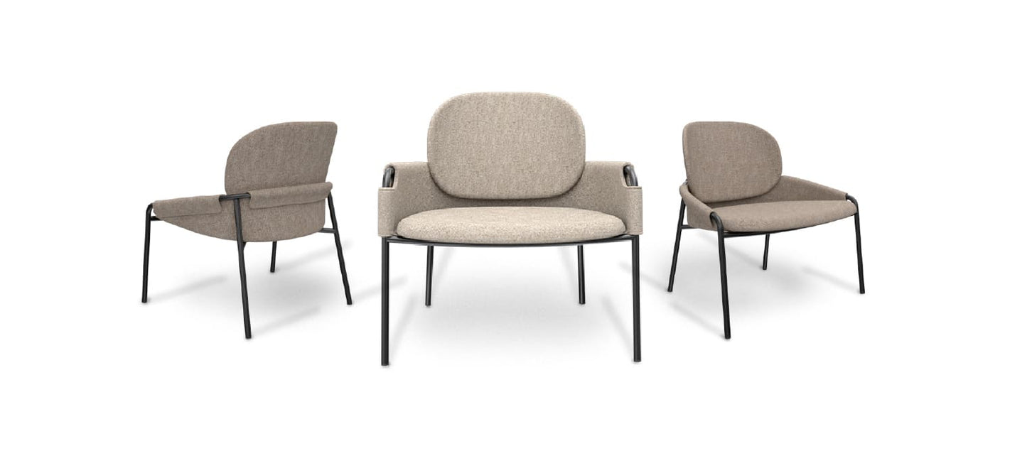 Poltrona Italiana Sivila Taupe