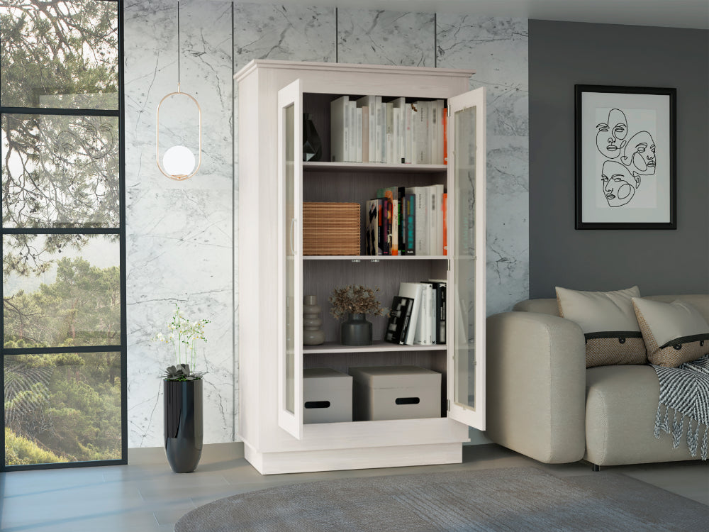 Vitrina Auxiliar Alcamo Blanco