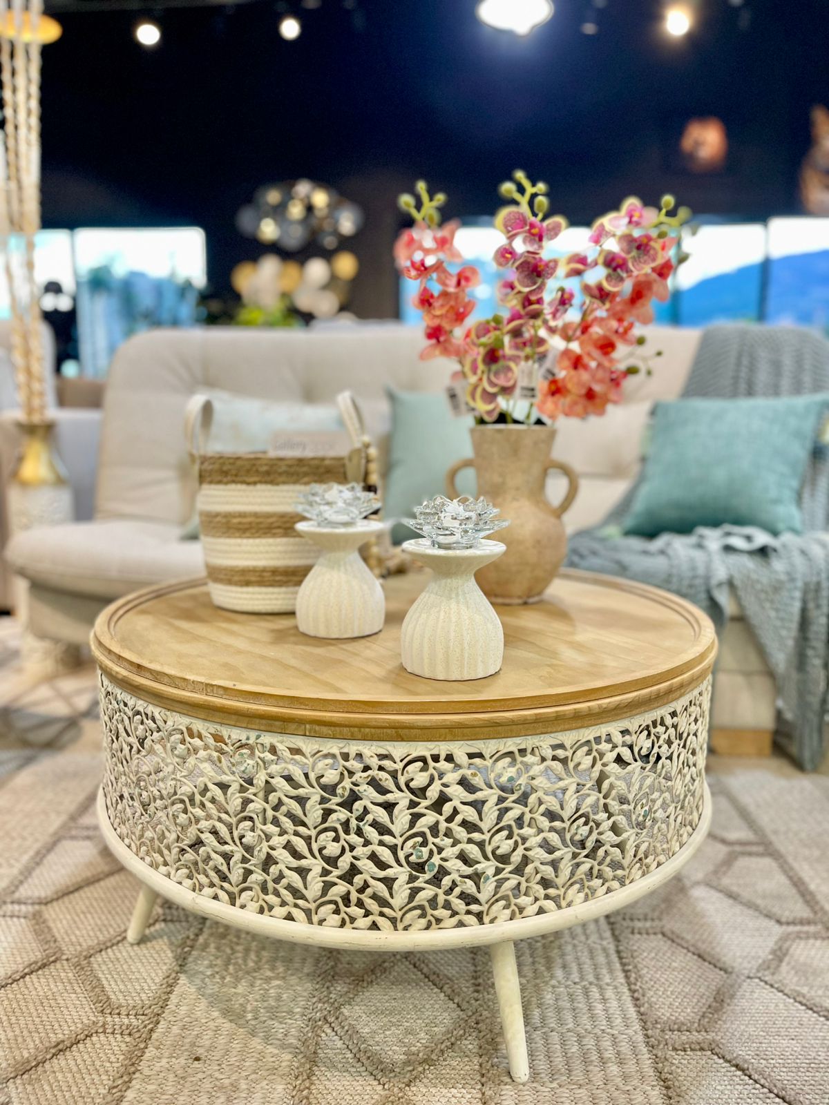 Mesa de Centro Red Bohemia Chic