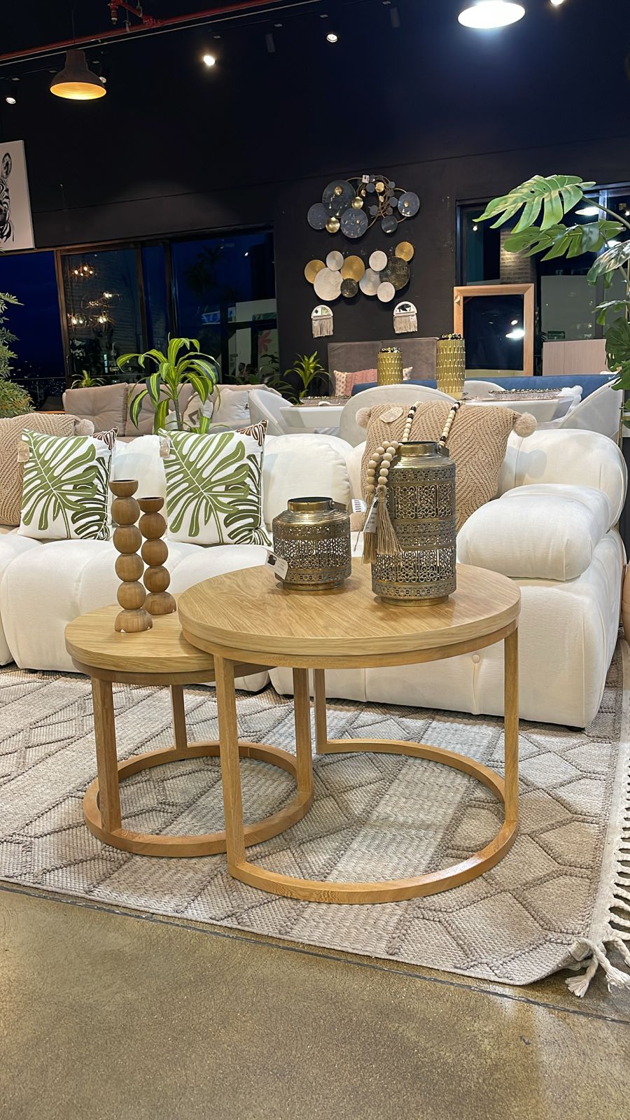 Mesa de Centro en Roble Ebano Oak