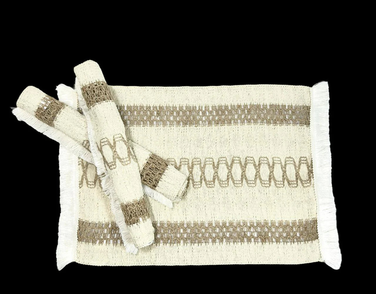 Individual en Croche y Yute Boho
