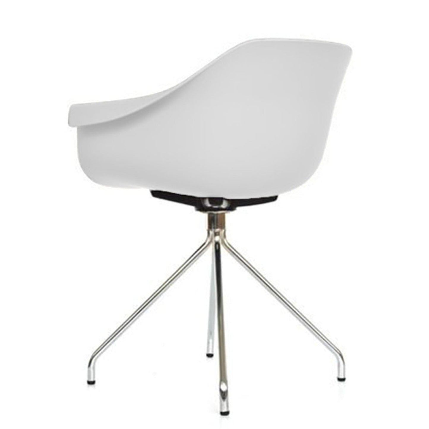 Silla Multifuncional Luz Cromada Blanco