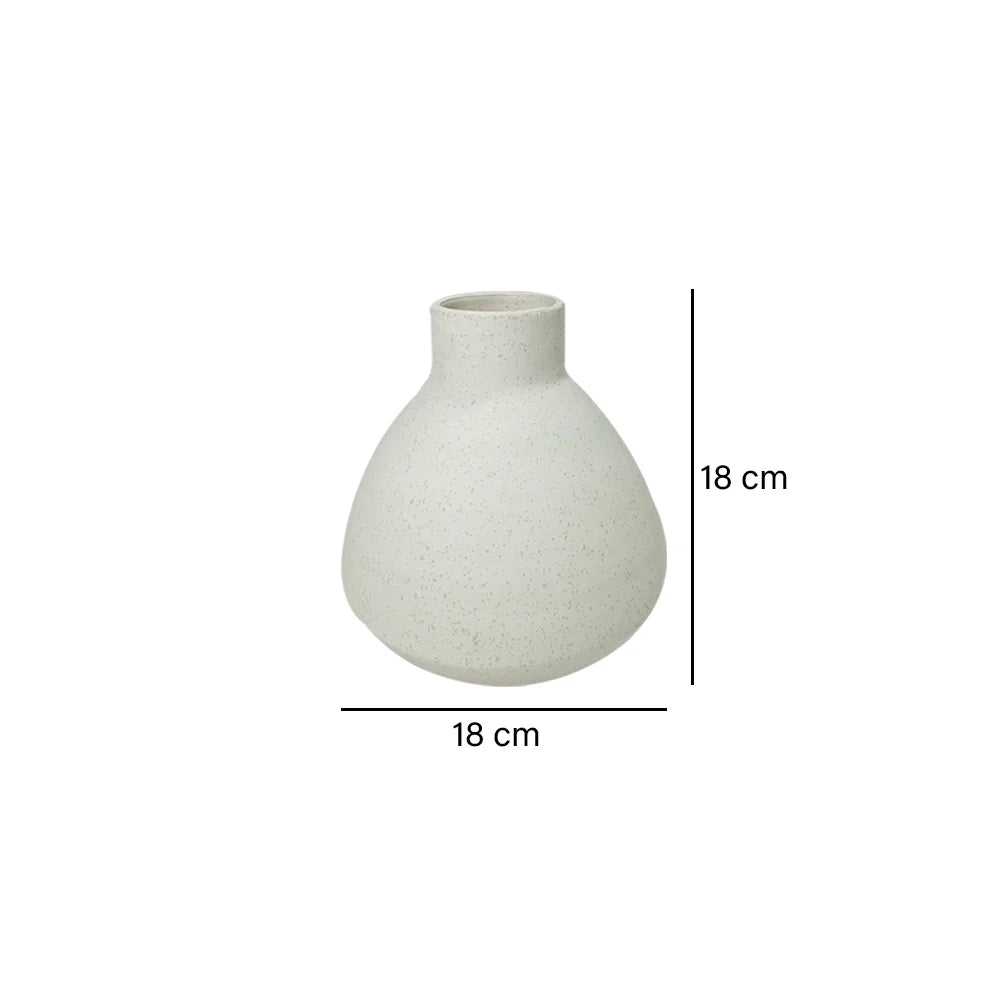 Florero Cono Blanco Alma