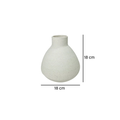 Florero Cono Blanco Alma