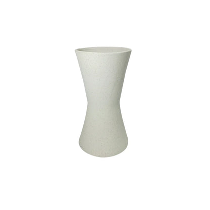 Florero Cintura Blanco alma