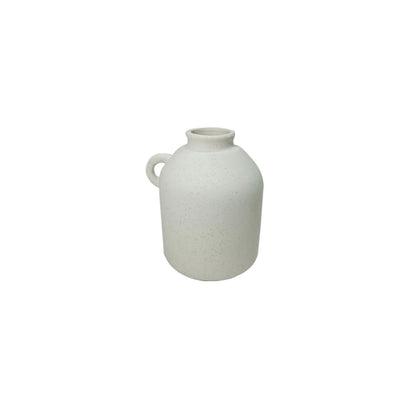 Florero Tipo Anfora Blanco Alma