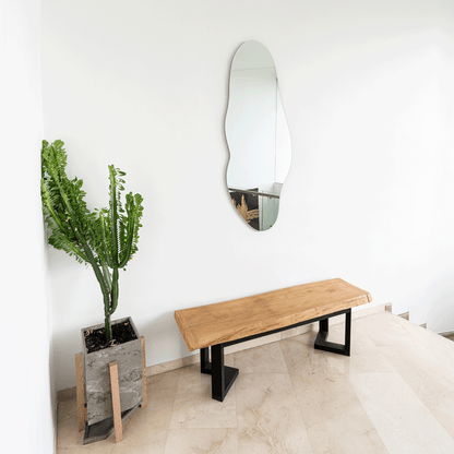 Espejo Irregular Blue Diseño Moderno