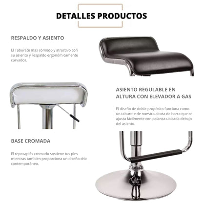 Silla de Barra Uelop Blanco
