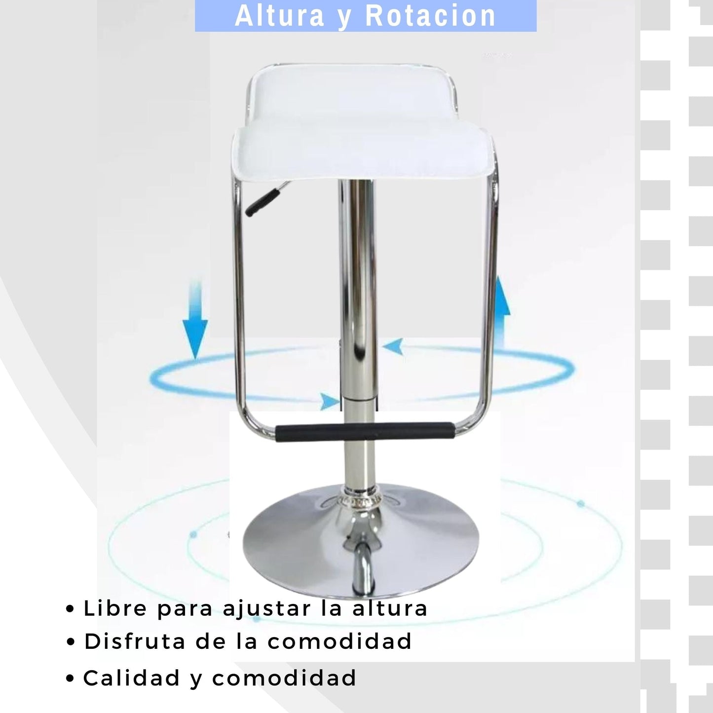 Silla de Barra Uelop Blanco