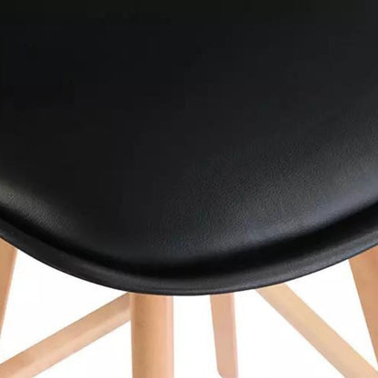 Silla de Barra Vernaza Tapizada Negro