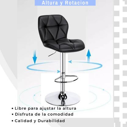 Silla de Barra Mariposa Negro