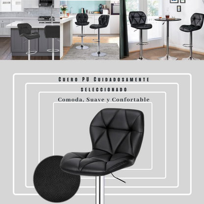 Silla de Barra Mariposa Negro