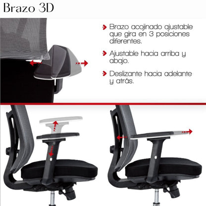 Silla De Oficina Core Premium Negro