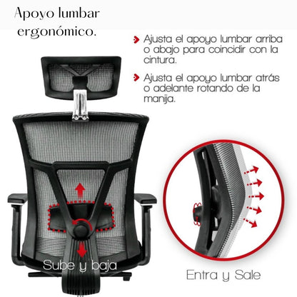 Silla De Oficina Core Premium Negro