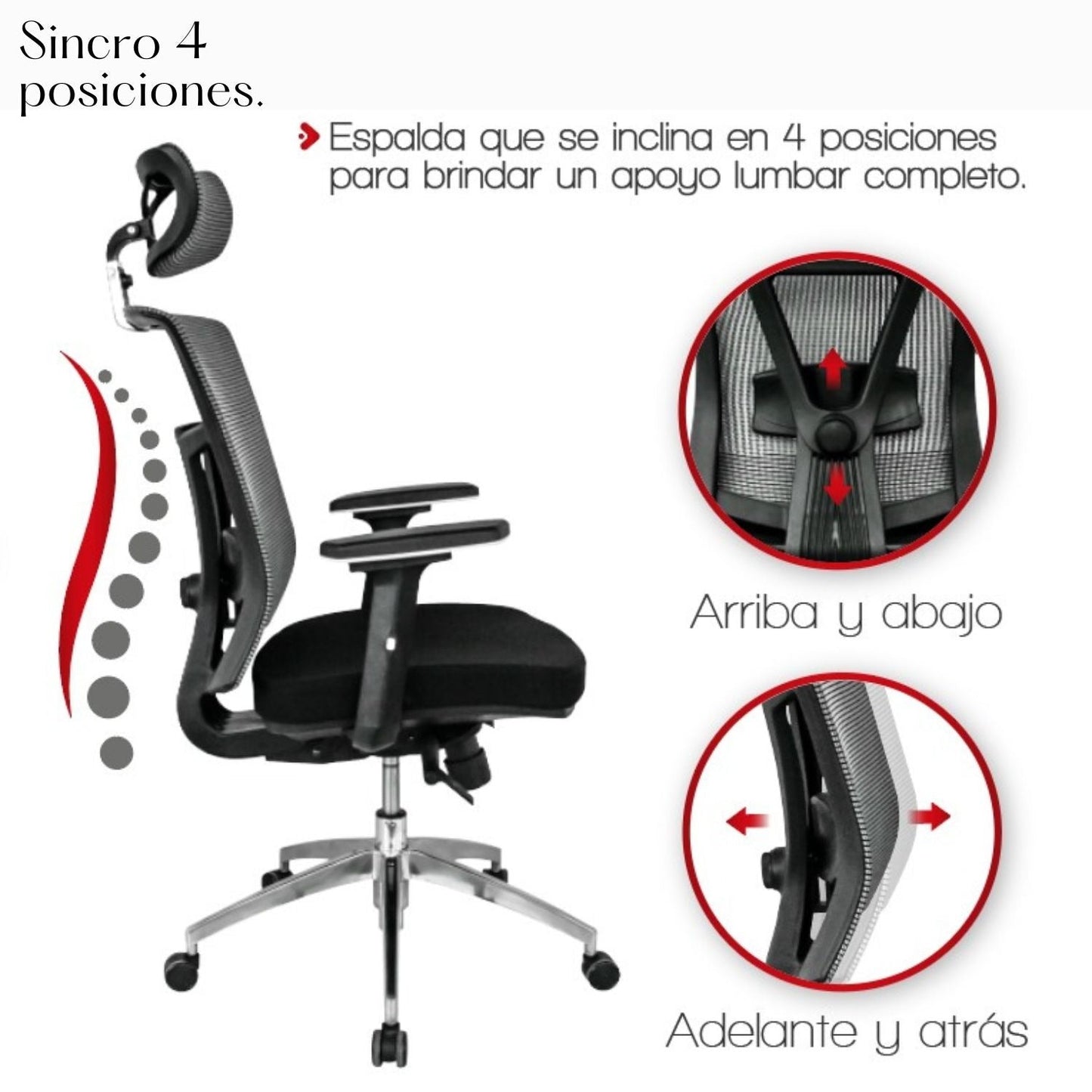 Silla De Oficina Core Premium Negro