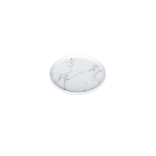 Plato pando Grande Carrara Blanco