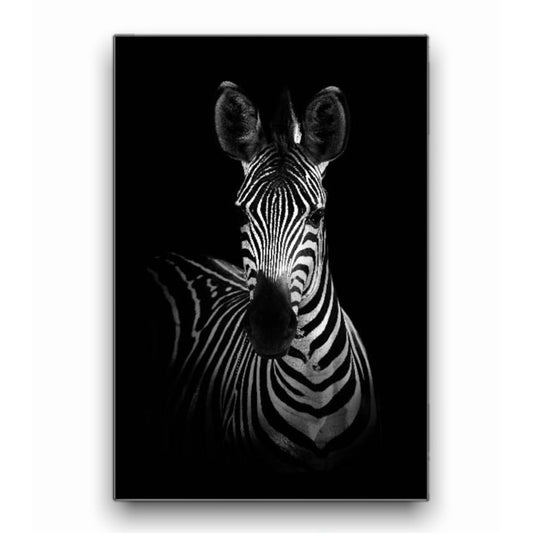 Cuadro Decorativo tipo Marmol Zebra Black 70 x 50