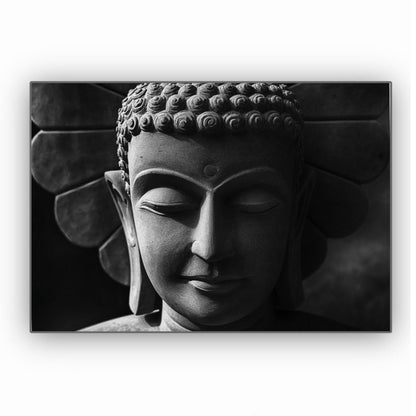 Cuadro Decorativo tipo Marmol Buddha Black 90 x 120