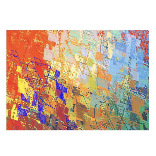 Cuadro Decorativo tipo Marmol Abstract Line 50 x 70