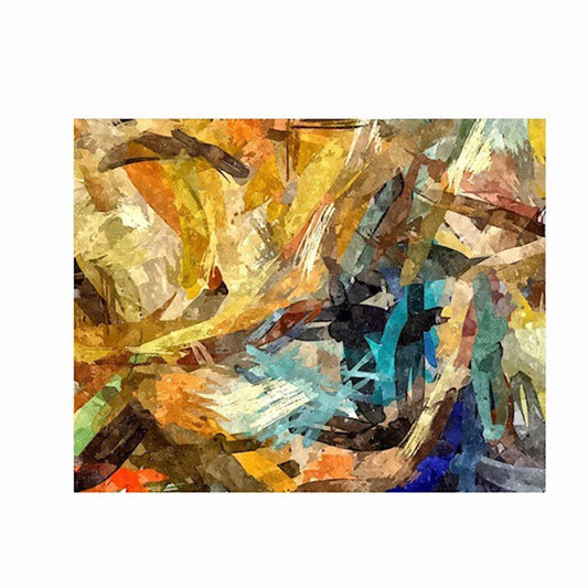 Cuadro Decorativo tipo Marmol Gold Paint-In 90 x 120
