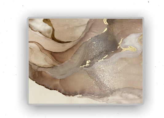 Cuadro Decorativo tipo Marmol Gold 50 x 70