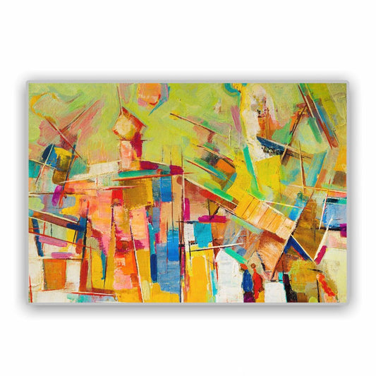 Cuadro Decorativo tipo Marmol Abstract Green 50 x 70