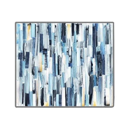 Cuadro Decorativo tipo Marmol Blue Paint-In 50 x 70