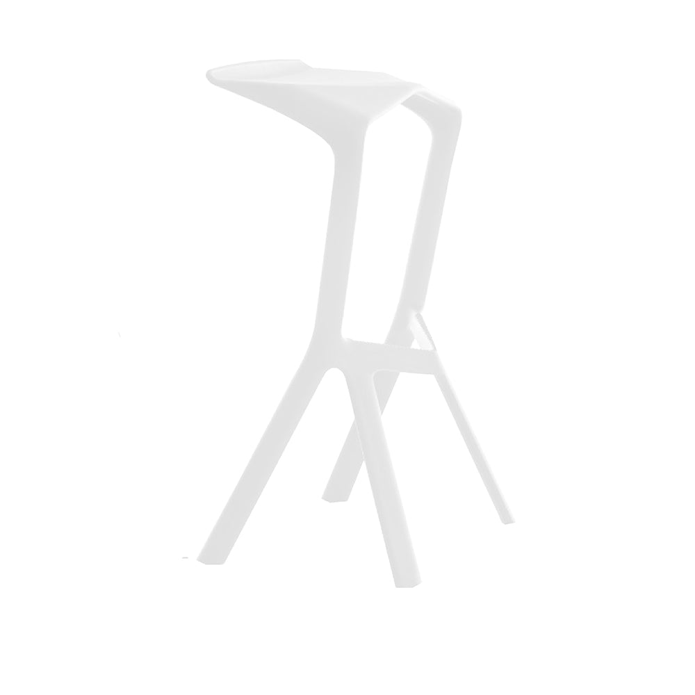 Silla de Barra Minimalista Blanco