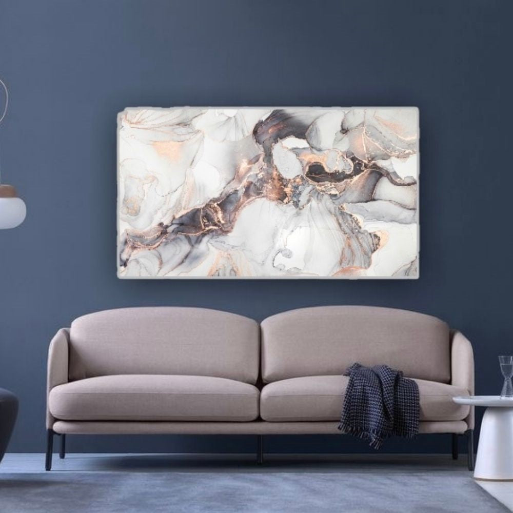 Cuadro Decorativo tipo Marmol Black 90 x 120