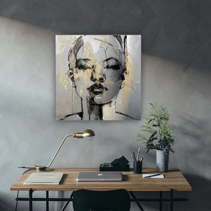 Cuadro Decorativo tipo Marmol Murmelt 40 x 40