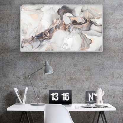 Cuadro Decorativo tipo Marmol Black 50 x 70