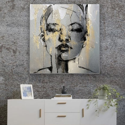 Cuadro Decorativo tipo Marmol Murmelt 50 x 70
