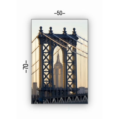 Cuadro Decorativo tipo Marmol New York 70 x 50