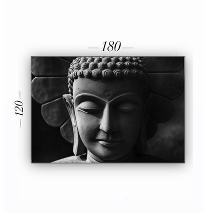 Cuadro Decorativo tipo Marmol Buddha Black 120 x 180
