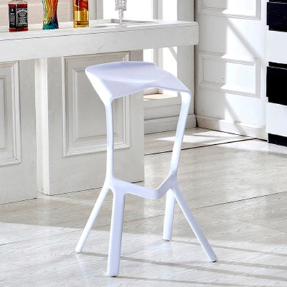 Silla de Barra Minimalista Blanco