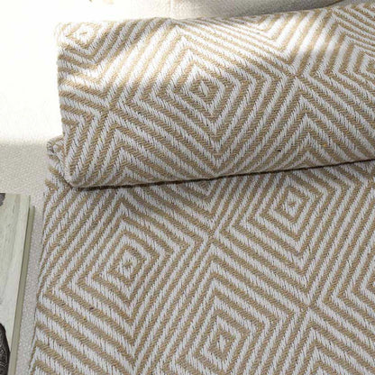 Manta Decorativa o Pie de Cama Frazada Masai 133 Taupe