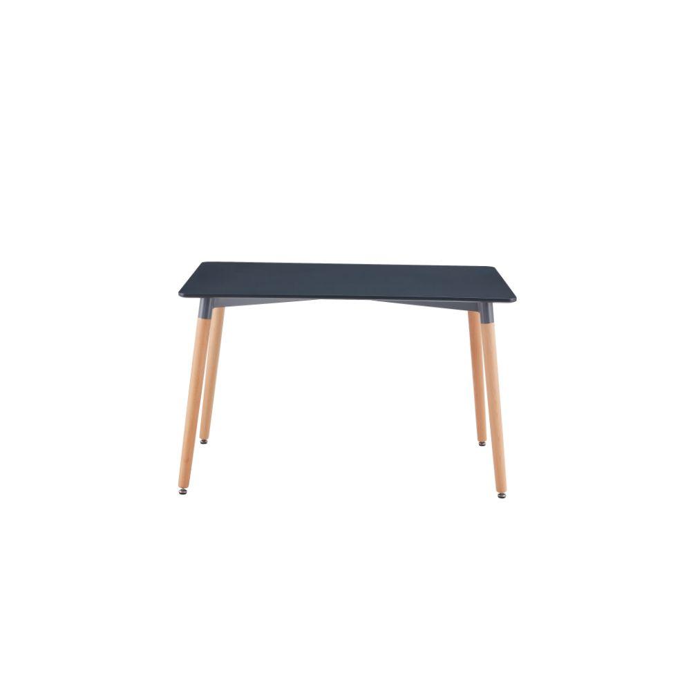 Mesa de Comedor BM Negro y Duna 6 Puestos