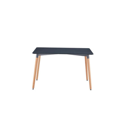 Mesa de Comedor BM Negro y Duna 6 Puestos