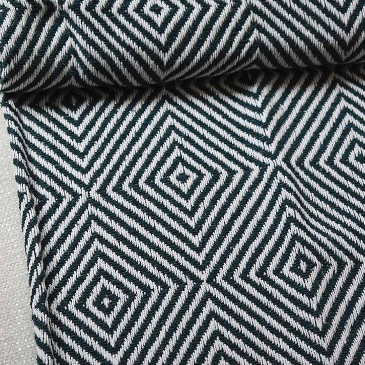 Manta Decorativa o Pie de Cama Frazada Masai Oliva